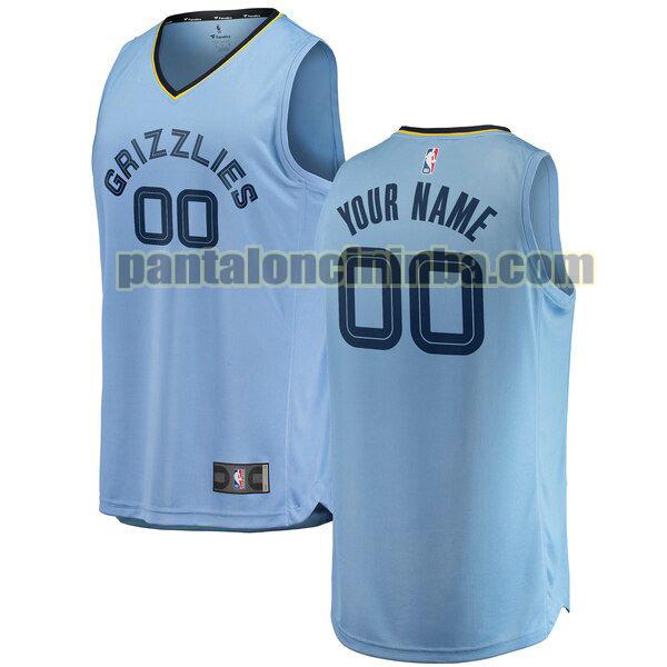 maglia bambino basket Custom 0 memphis grizzlies blu 2020