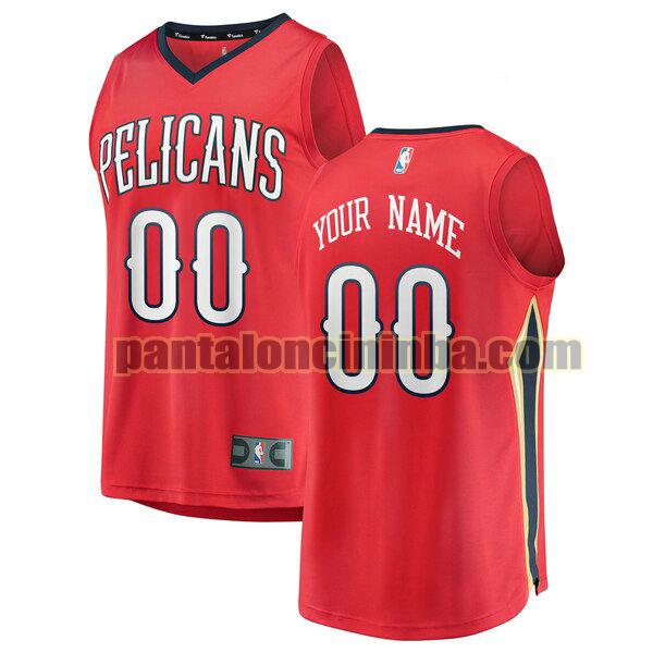 maglia bambino basket Custom 0 new orleans pelicans rosso 2020