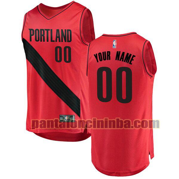 maglia bambino basket Custom 0 portland trail blazers rosso 2020