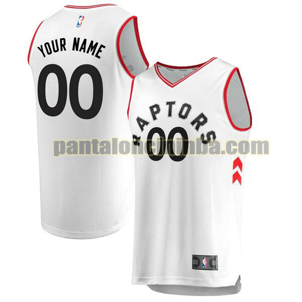 maglia bambino basket Custom 0 toronto raptors bianca 2020