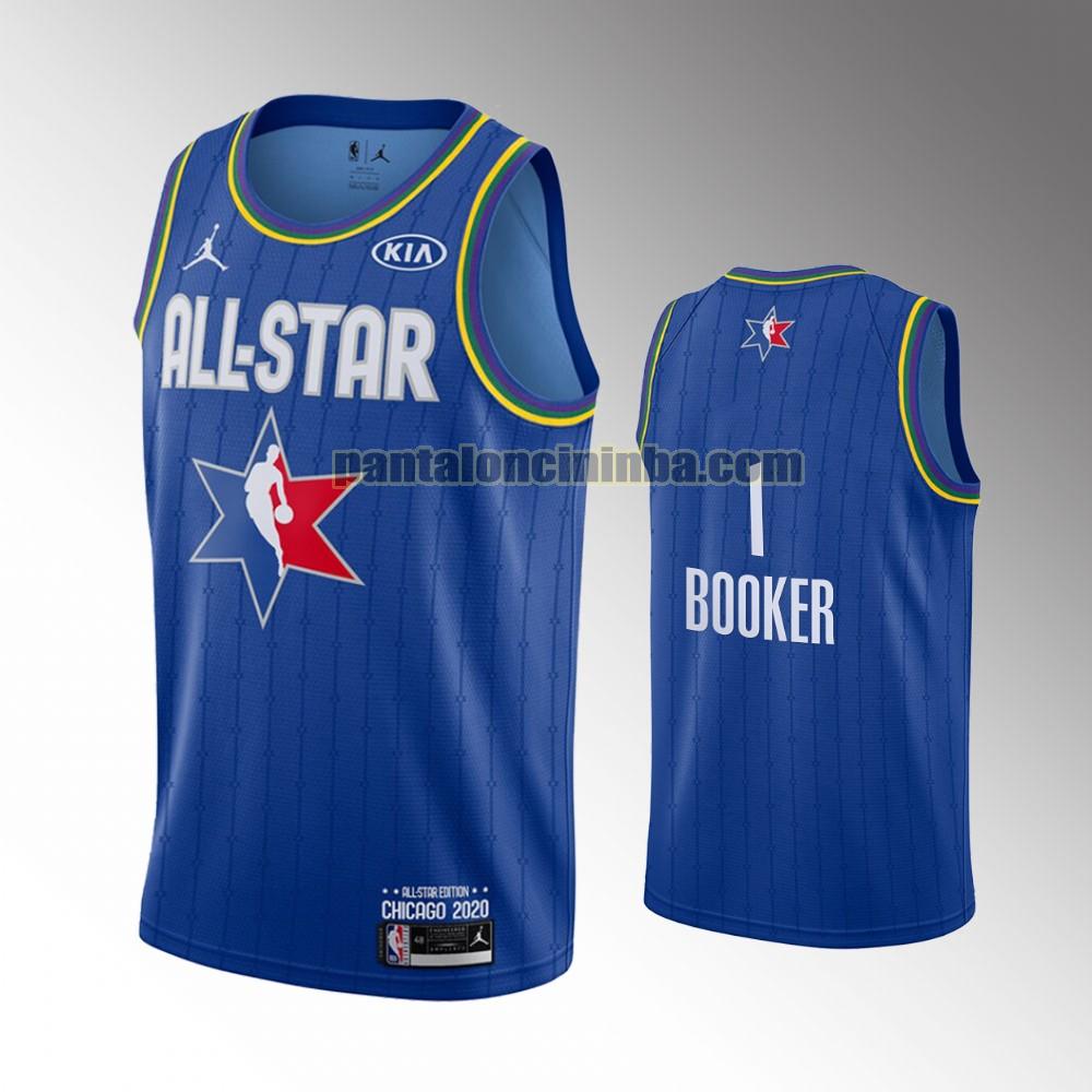 maglia basket Booker 1 all star 2020 blu