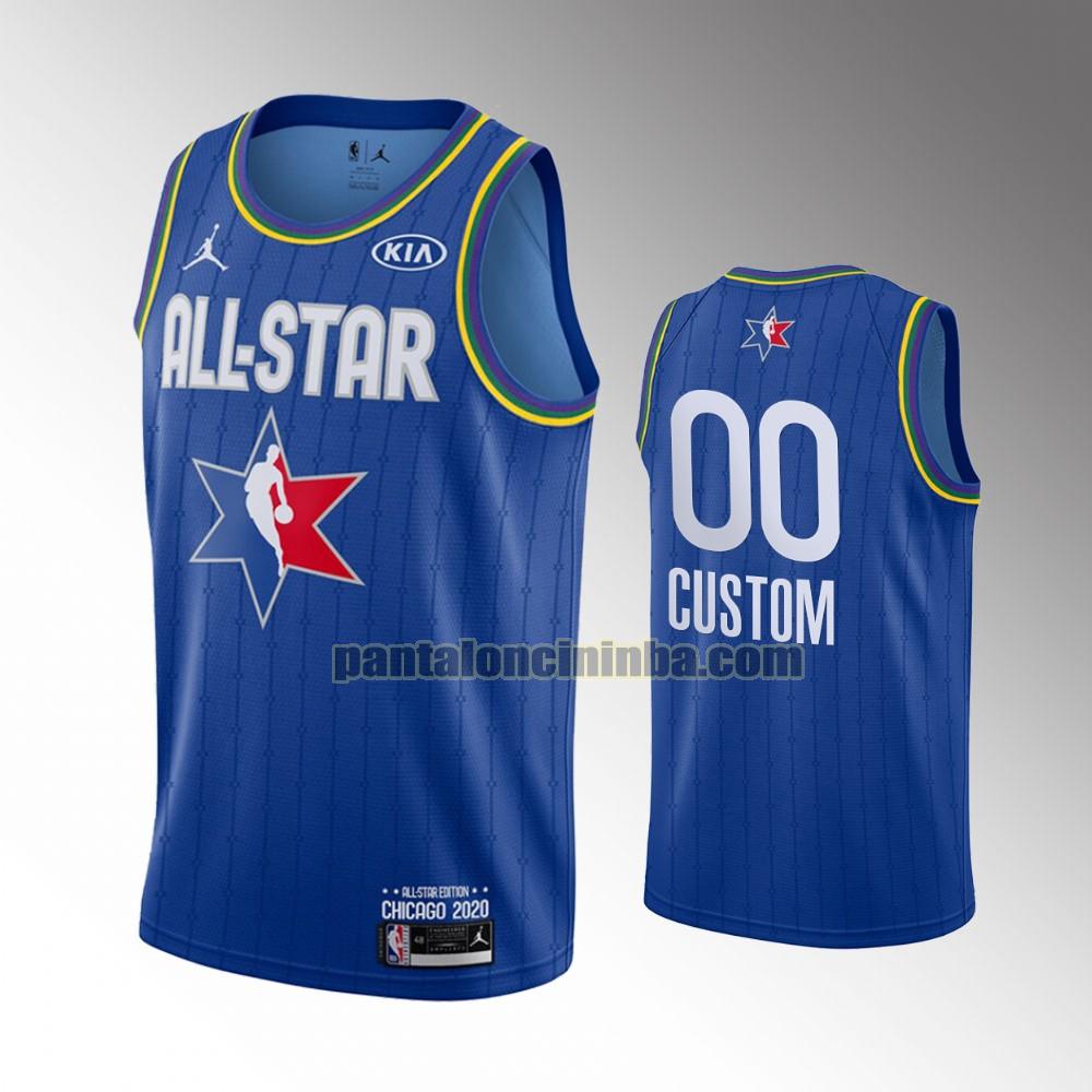 maglia basket Custom 0 all star 2020 blu