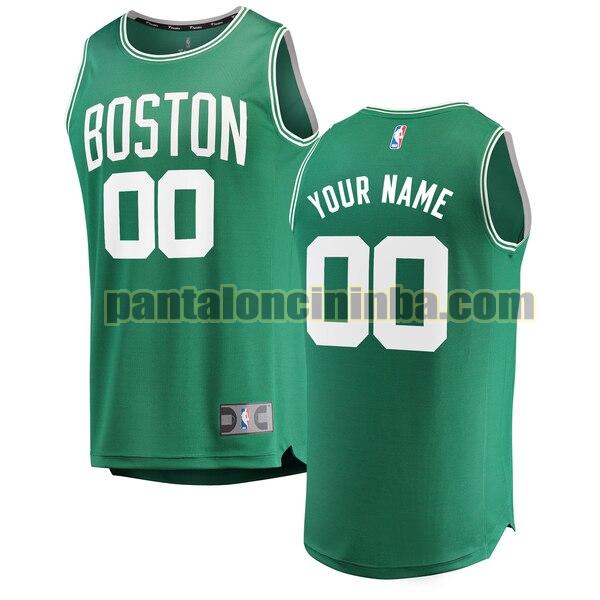 maglia basket Custom 0 boston celtics verde 2020