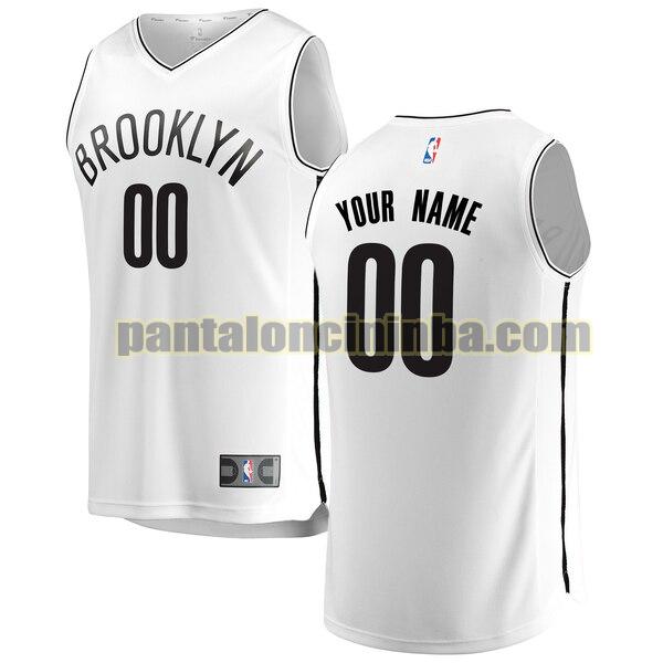 maglia basket Custom 0 brooklyn nets bianca 2020