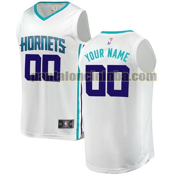 maglia basket Custom 0 charlotte hornets bianca 2020