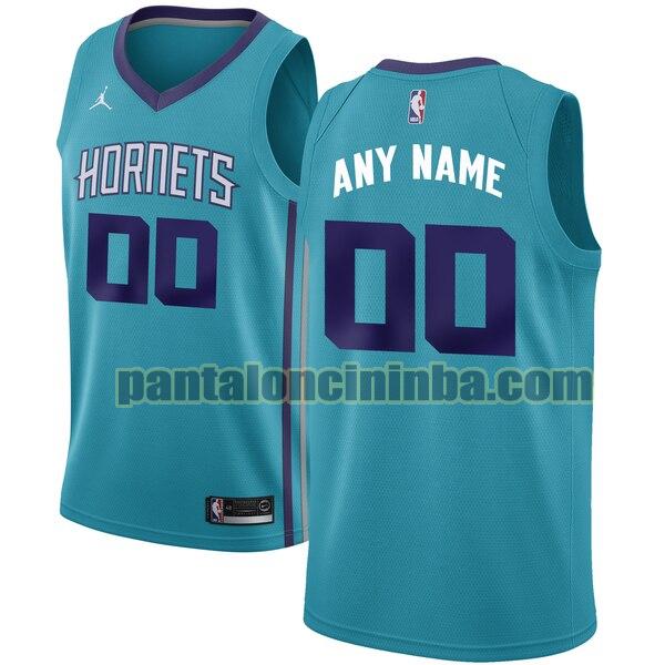 maglia basket Custom 0 charlotte hornets blu 2020