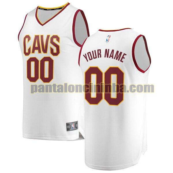 maglia basket Custom 0 cleveland cavaliers bianca 2020