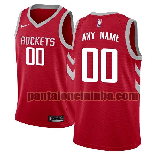 maglia basket Custom 0 houston rockets rosso 2020