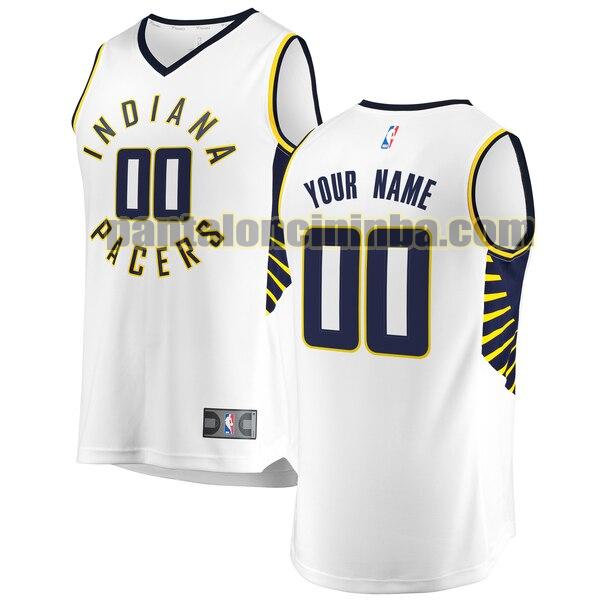 maglia basket Custom 0 indiana pacers bianca 2020