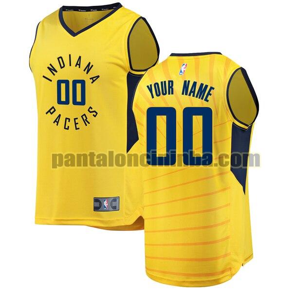 maglia basket Custom 0 indiana pacers blu 2020