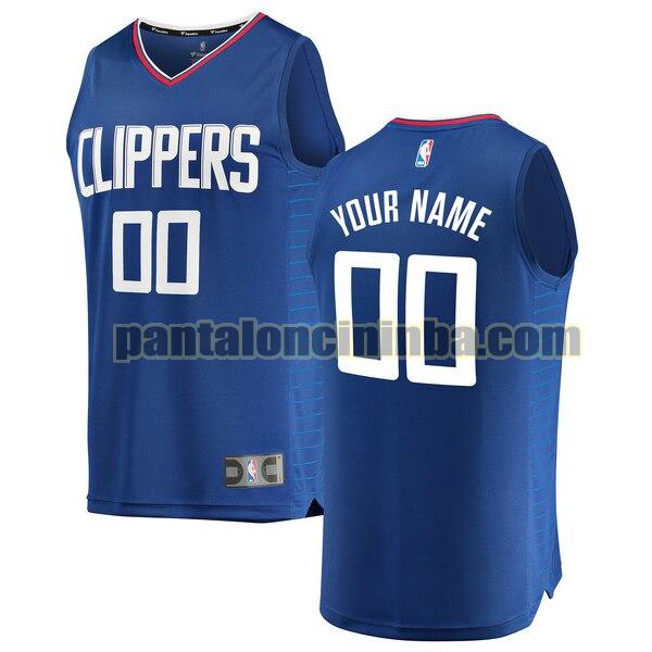 maglia basket Custom 0 la clippers navy 2020