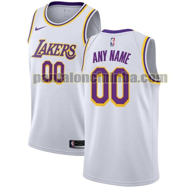 maglia basket Custom 0 los angeles lakers bianca 2020