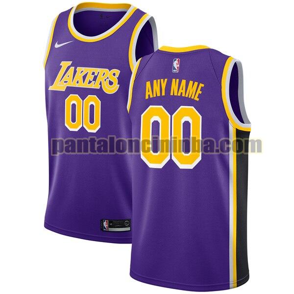 maglia basket Custom 0 los angeles lakers porpora 2020