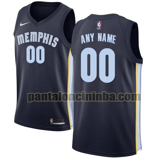 maglia basket Custom 0 memphis grizzlies navy 2020