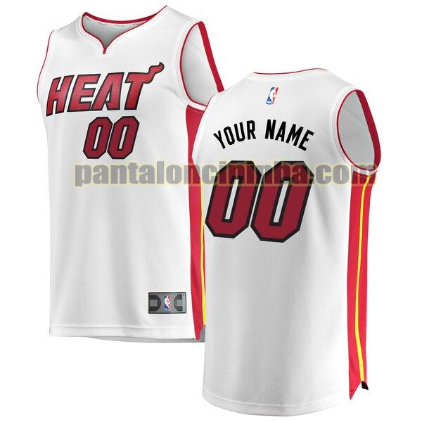 maglia basket Custom 0 miami heat bianca 2020