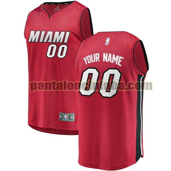 maglia basket Custom 0 miami heat rosso 2020