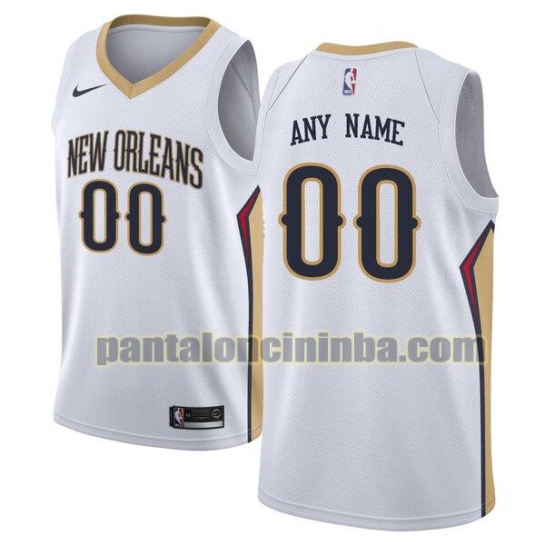 maglia basket Custom 0 new orleans pelicans bianca 2020