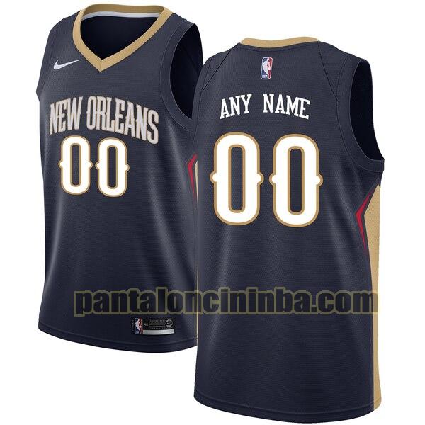 maglia basket Custom 0 new orleans pelicans navy 2020