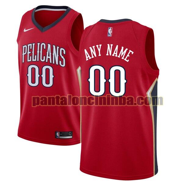 maglia basket Custom 0 new orleans pelicans rosso 2020