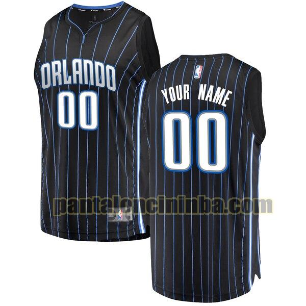 maglia basket Custom 0 orlando magic nero 2020