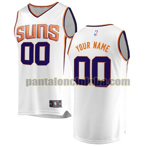 maglia basket Custom 0 phoenix suns bianca 2020