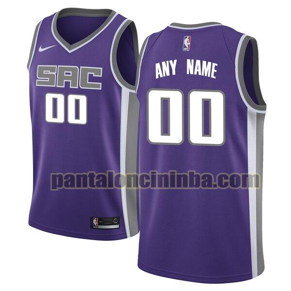 maglia basket Custom 0 sacramento kings porpora 2020