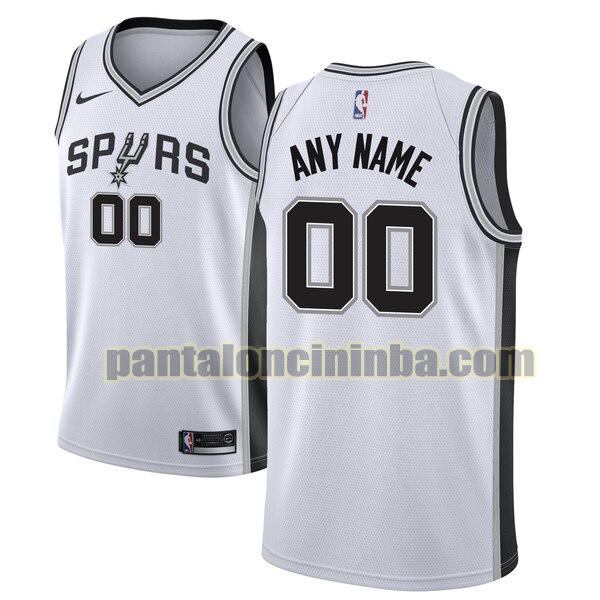 maglia basket Custom 0 san antonio spurs bianca 2020