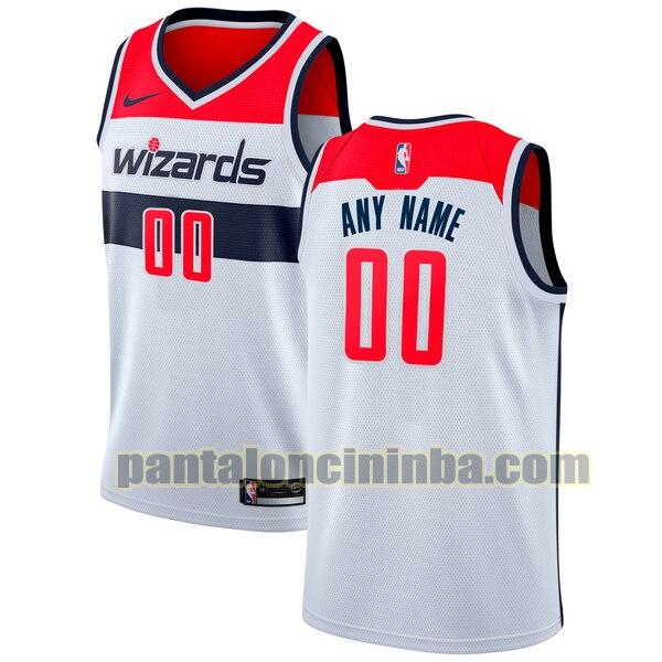 maglia basket Custom 0 washington wizards bianca 2020