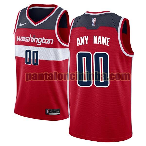 maglia basket Custom 0 washington wizards rosso 2020