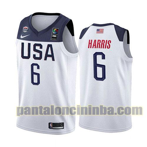 maglia basket Joe Harris 6 usa 2019 bianca