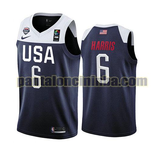 maglia basket Joe Harris 6 usa 2019 blu