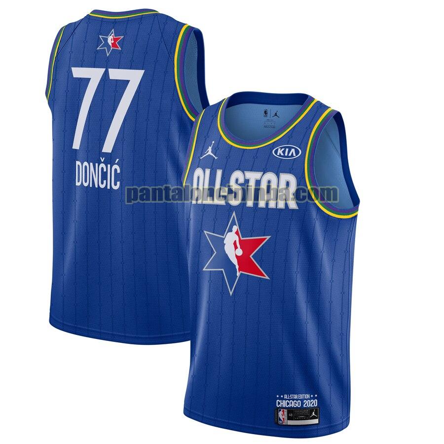 maglia basket Luka Doncic 77 all star 2020 blu