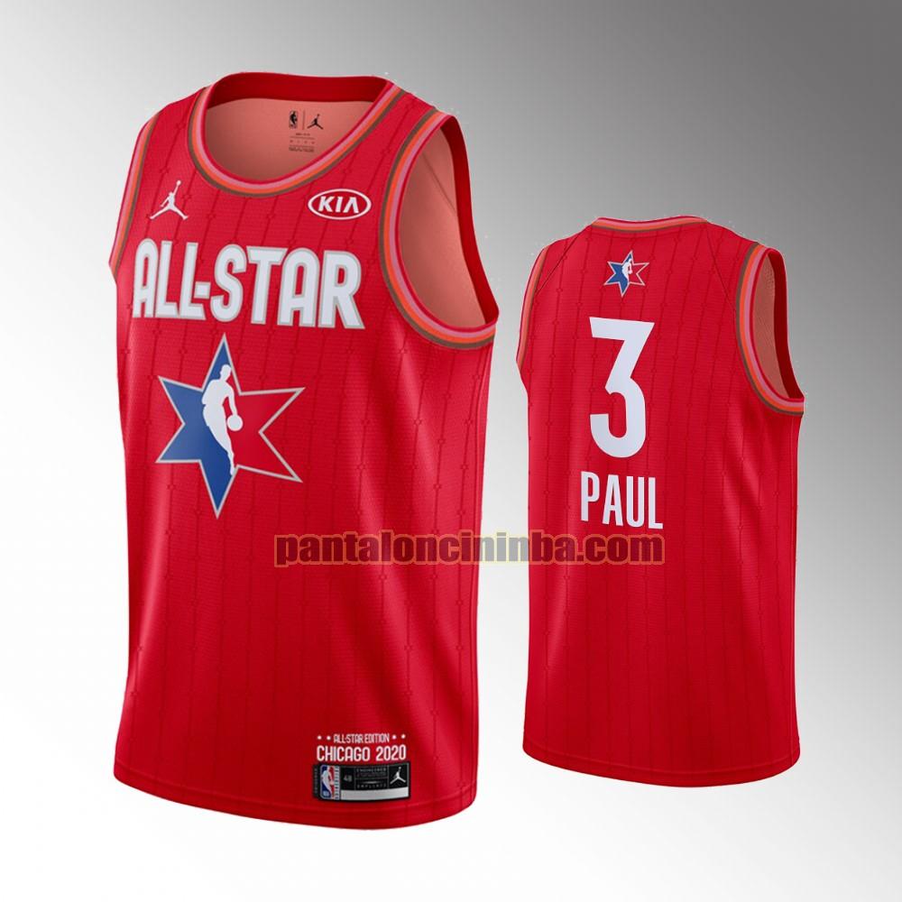 maglia basket Paul 3 all star 2020 rosso