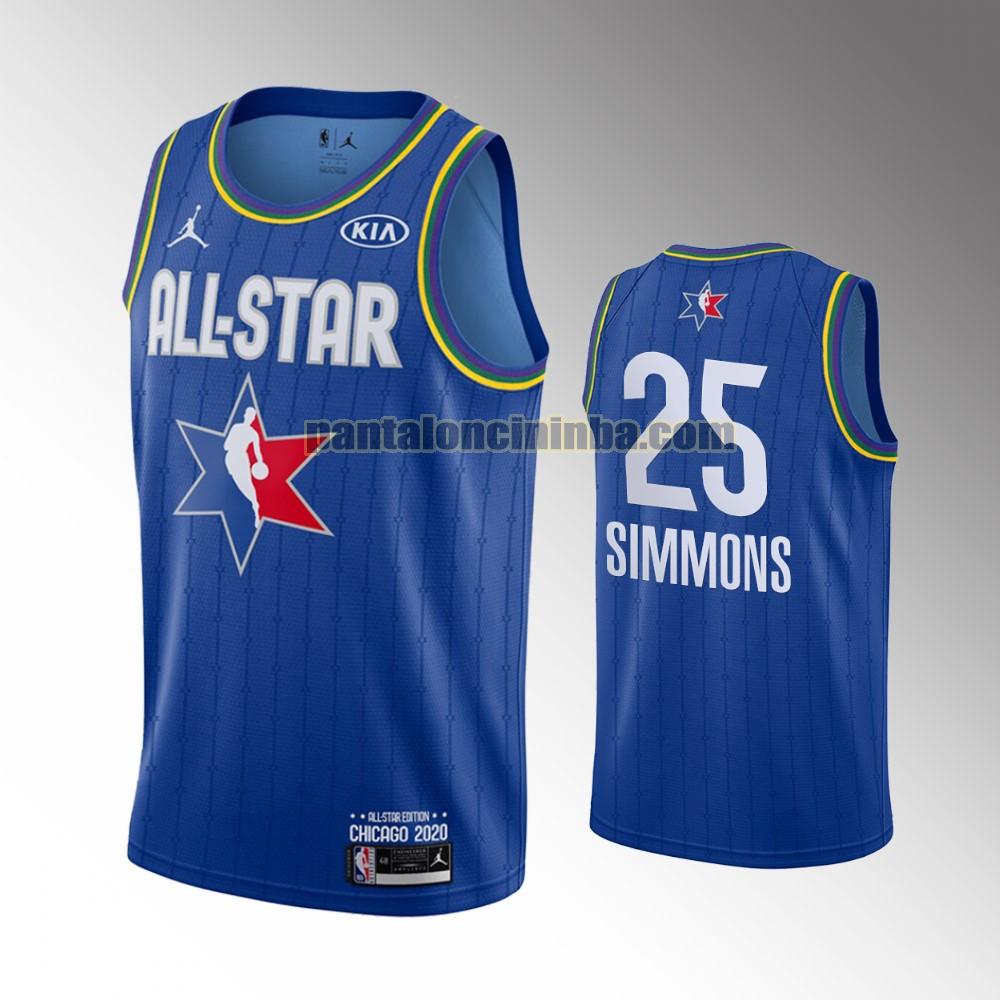 maglia basket Simmons 25 all star 2020 blu