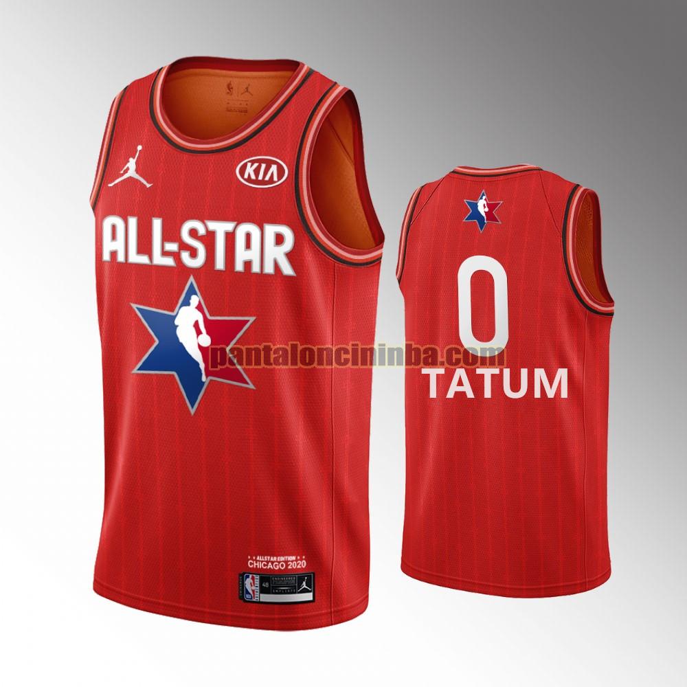 maglia basket Tatum 0 all star 2020 rosso