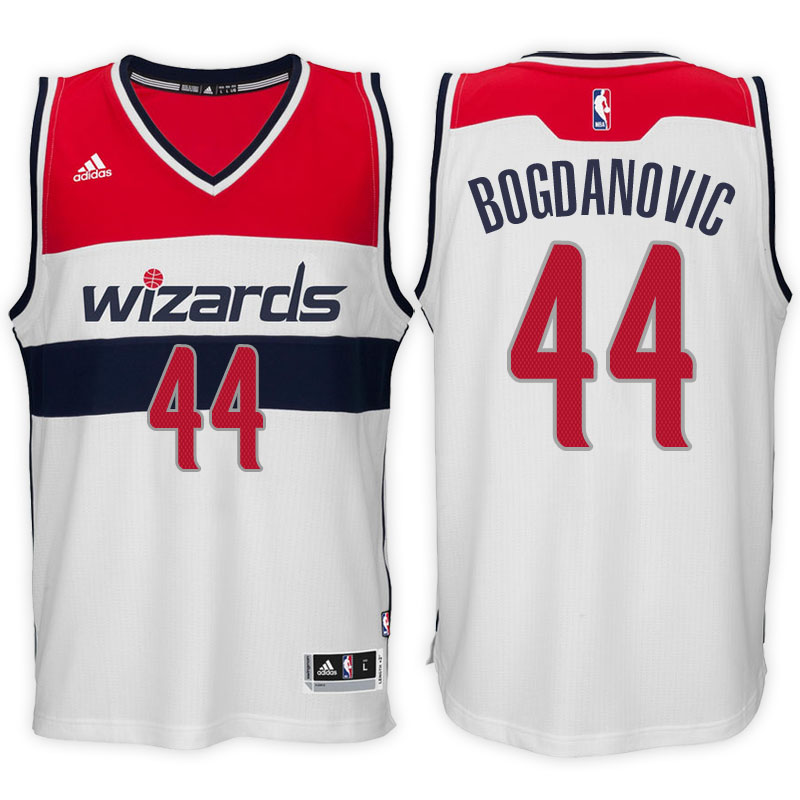 maglia bojan bogdanovic 44 2017 washington wizards bianca