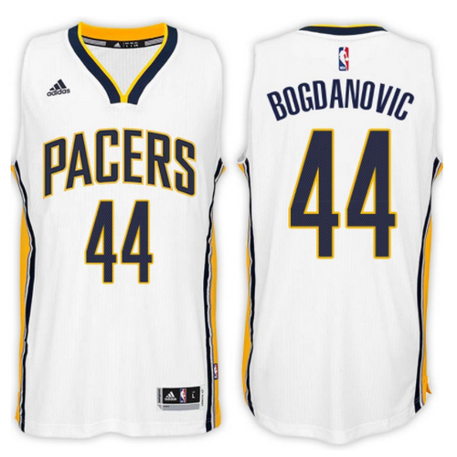 maglia bojan bogdanovic 44 indiana pacers 2017 bianca