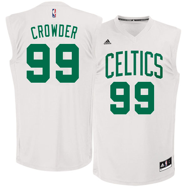 maglia nba jae crowder 99 2017 con boston celtics bianca