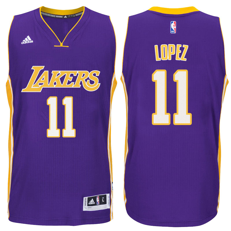 maglia brook lopez 11 2017 los angeles lakers porpora