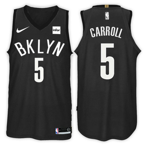 maglia DeMarre carroll 5 2018-2019 brooklyn nets nero