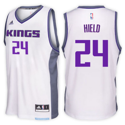 maglia buddy hield 24 2017 sacramento kings bianca