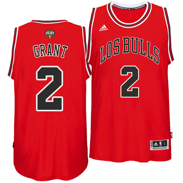 maglia chicago bulls 2016-2017 con jerian grant 2 rosso