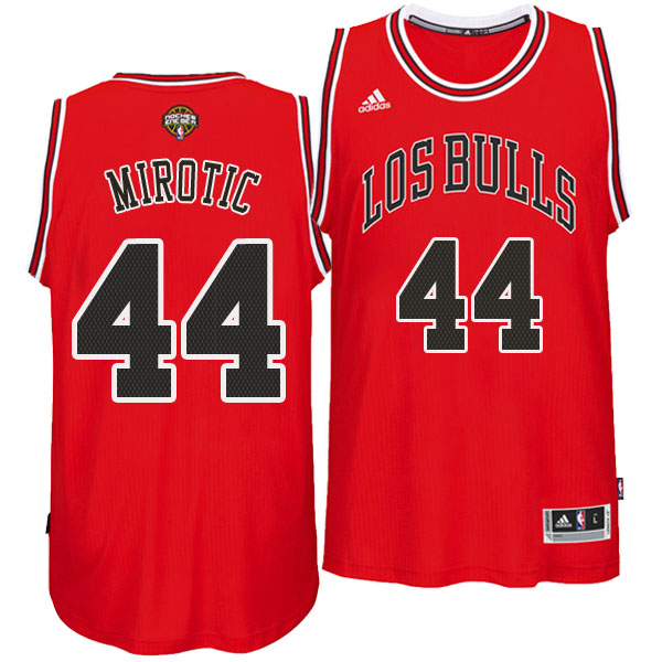 maglia chicago bulls 2016-2017 con nikola mirotic 44 rosso