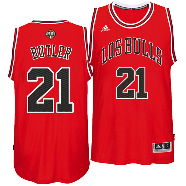 canotta jimmy butler 21 con chicago bulls 2016-2017 rosso