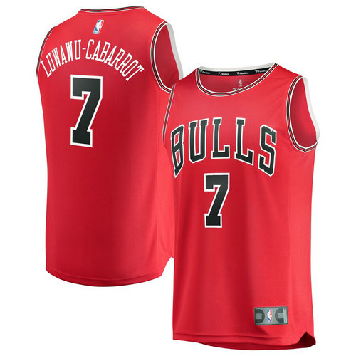 maglia chicago bulls 2019 Timothe Luwawu-Cabarrot 7 rosso