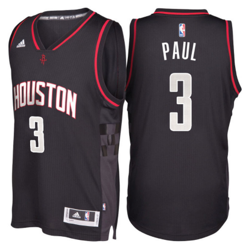 maglia chris paul 3 2017 houston rockets nero