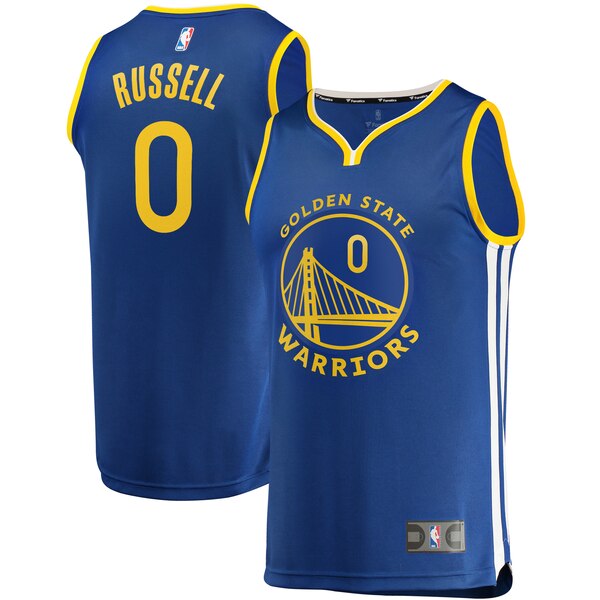 maglia d'Angelo russell 0 2020 golden state warriors blu