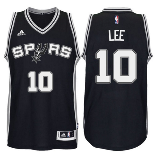 maglia basket david lee 10 2017 san antonio spurs nero