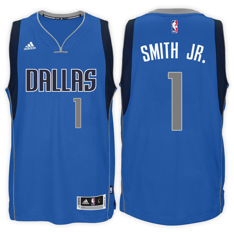 maglia smith jr 1 2017 dallas mavericks rev30 blu