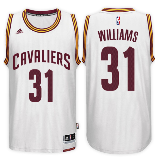 maglia basket deron williams 31 2017 cleveland cavaliers bianca